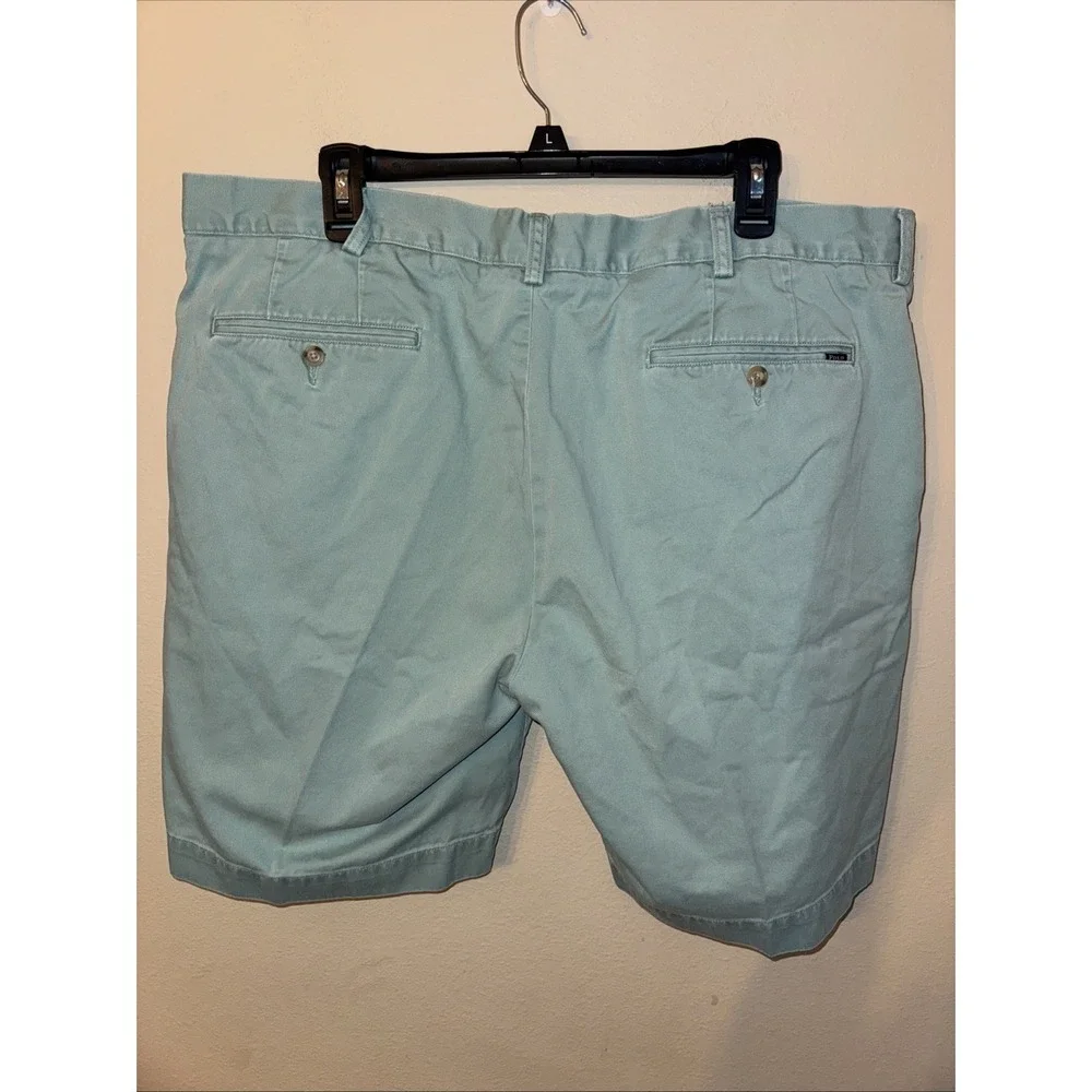Polo Ralph Lauren Mens 40 Classic‎ Fit 9 Inch Chino Shorts Seafoam Green Cotton
